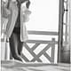 Peter Lindbergh Fotograf Trouville Deauville schwarz/weiss analog Film Smoking Women Linda nachmittags Hotel