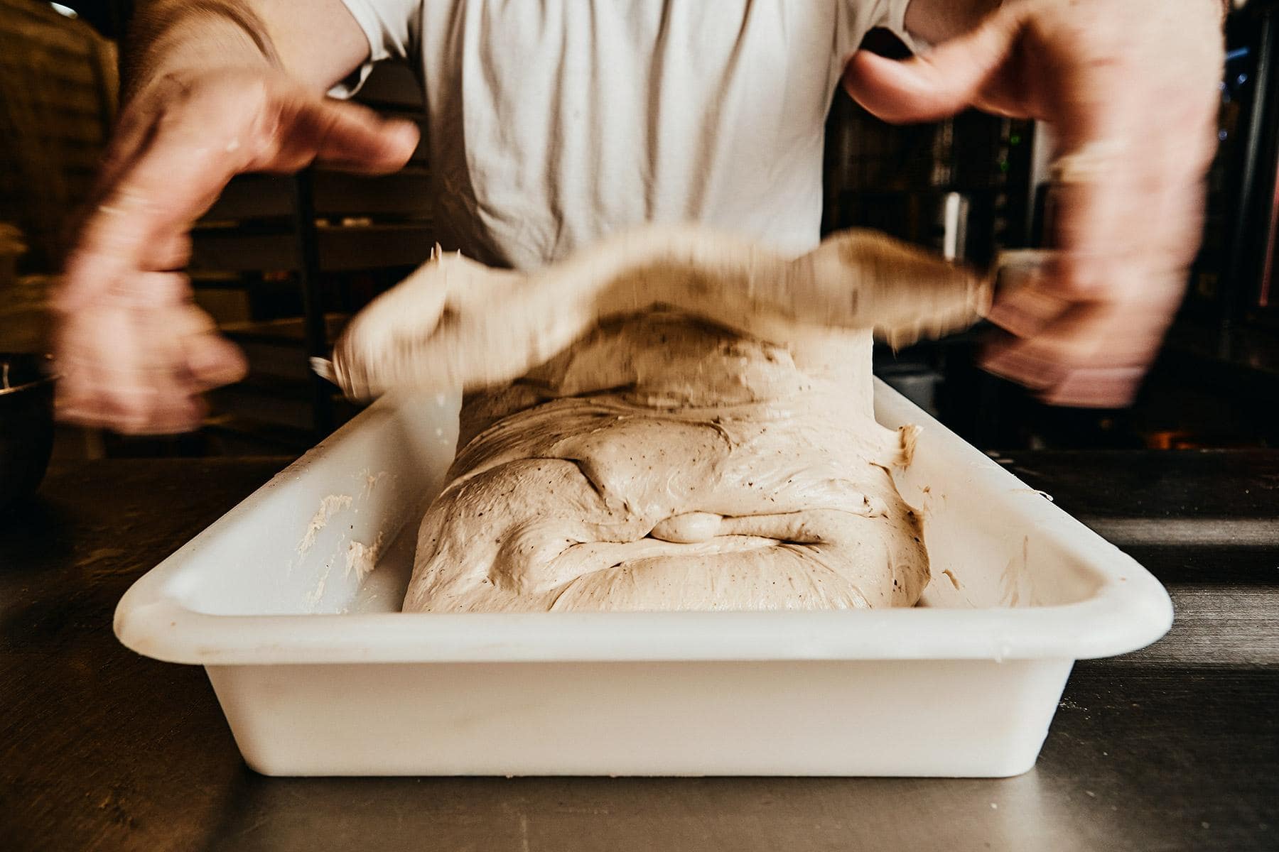 Brotherstellung, Brot, Handwerk, Backwerk, Bäckerei, Pfeifle, Andreas Gerhardt, Nacht