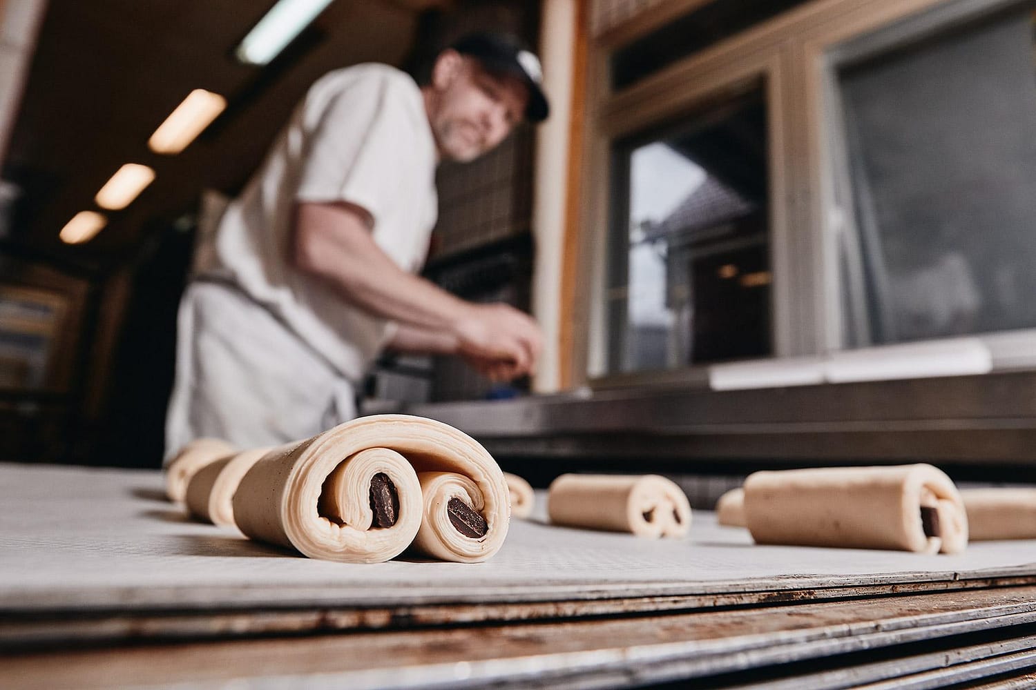 Brotherstellung, Brot, Handwerk, Backwerk, Bäckerei, Pfeifle, Andreas Gerhardt, Nacht